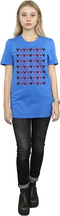 Immagine prodotto Disney Mickey And Minnie Christmas Hearts Maglietta Ampia Donna (XL)