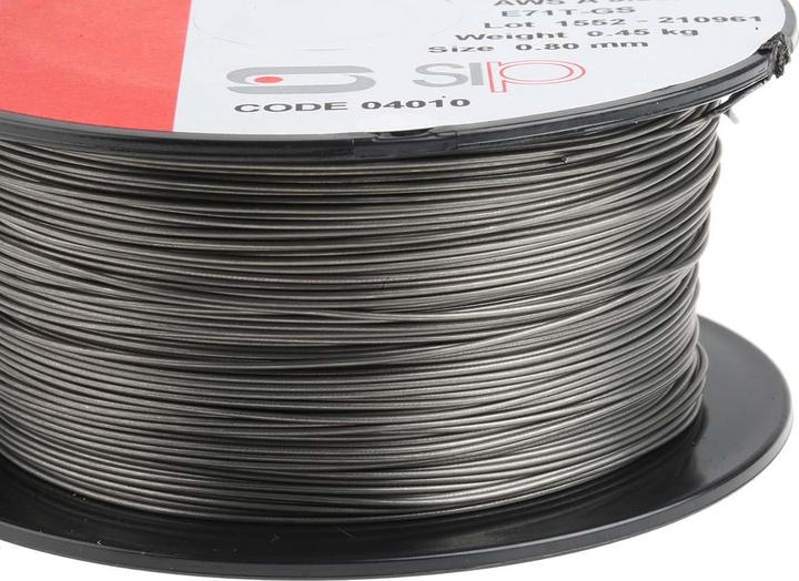Actual product image RS PRO Gasless wire for MIG welder,0.8mm 0.45kg