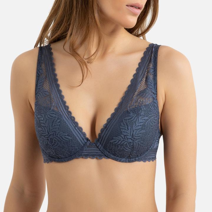 Immagine prodotto La Redoute Collections Reggiseno in pizzo a forma di foulard realizzato con materiale riciclato (65 A)