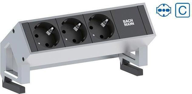 Productafbeelding Bachmann DESK2 3xP40 2xCM sw 0,2m GST18 Inox (3 x, GST18, 0.20 m)