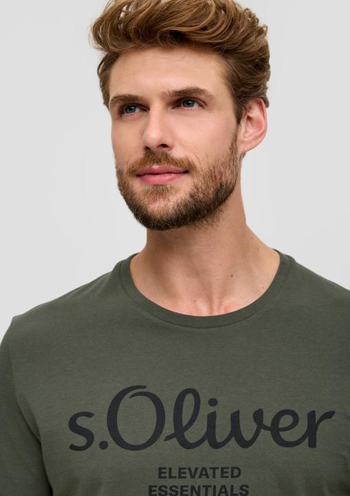 Actual product image S.Oliver T-Shirt Casual Bequem sitzend Logo T-Shirt (3XL)
