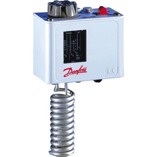 Danfoss KP62 termostat - -30-15 gr, Auto, SPDT, Rumføler, 40x30 mm, IP30, Zubehör Heizen