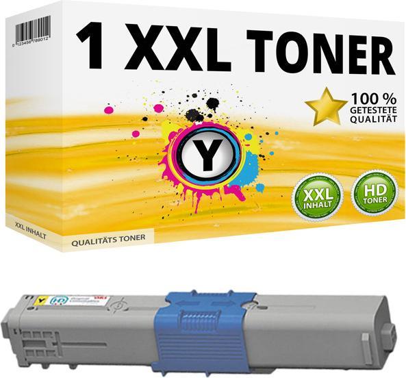 Produktbild Druckfuxx XXL Toner kompatibel OKI C-332 MC-363 C-332-DN MC-363-DN Patronen Gelb