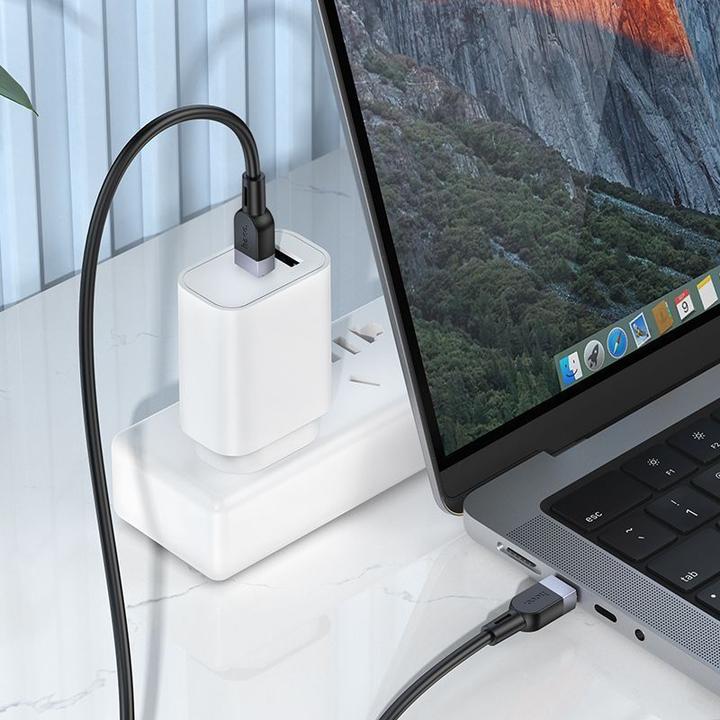 Produktbild Hoco Cable X109 Energy 60W silicone charging data cable C to C(L=2M) Black (2 m, 60 W)
