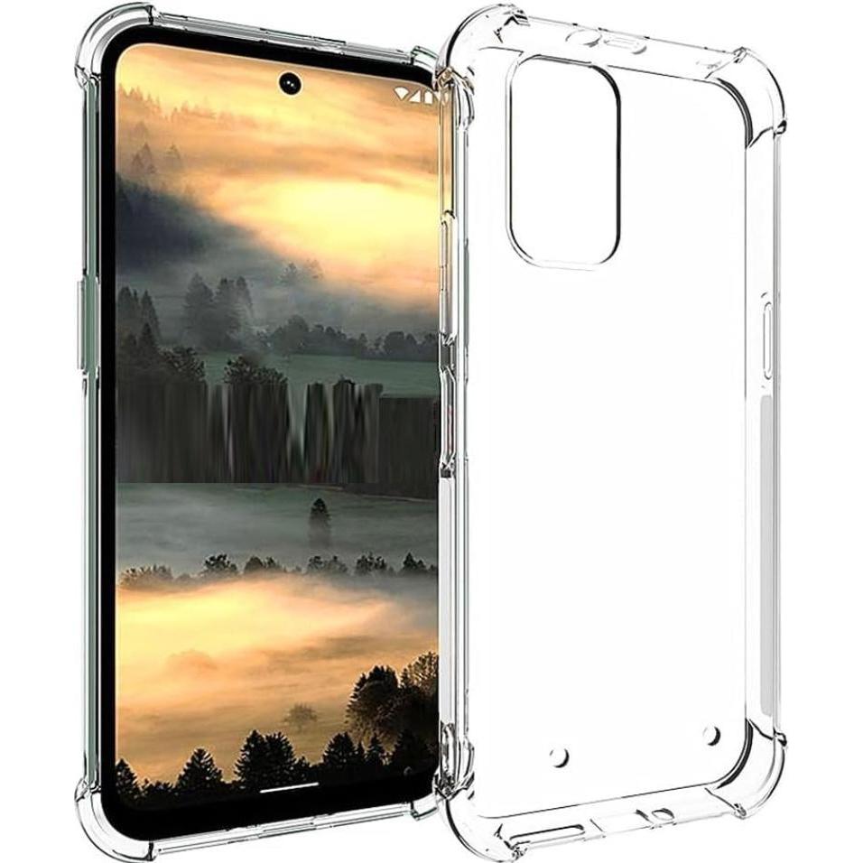 Screenguard Nokia XR21 Hülle Crystal Soft Airbag Bumper (Nokia XR21), Smartphone Hülle, Transparent