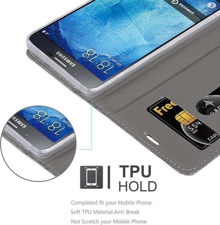 Image du produit Cadorabo Couverture look jeans Book (Samsung Galaxy A8 (2018))