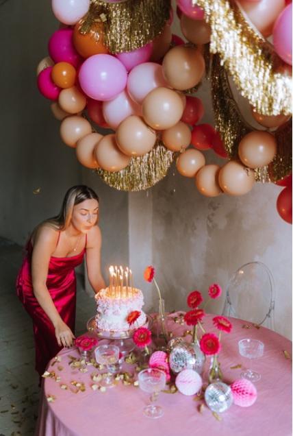 Image du produit Partydeco Ballons à chaîne Linking Ballon décoratif Nude 33cm, 20 pièces (20 x)