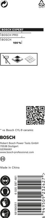 Immagine prodotto Bosch Professional Zubehör Expert HEX-9 in ceramica dura (6 millimetri)