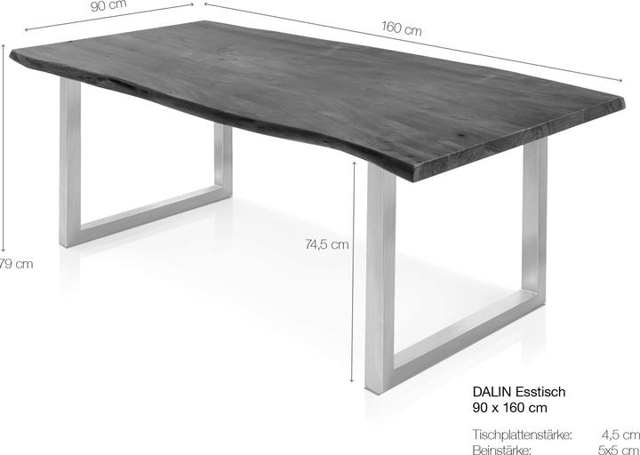Produktbild Möbel-Eins Dalin (160 x 90 x 79 cm)