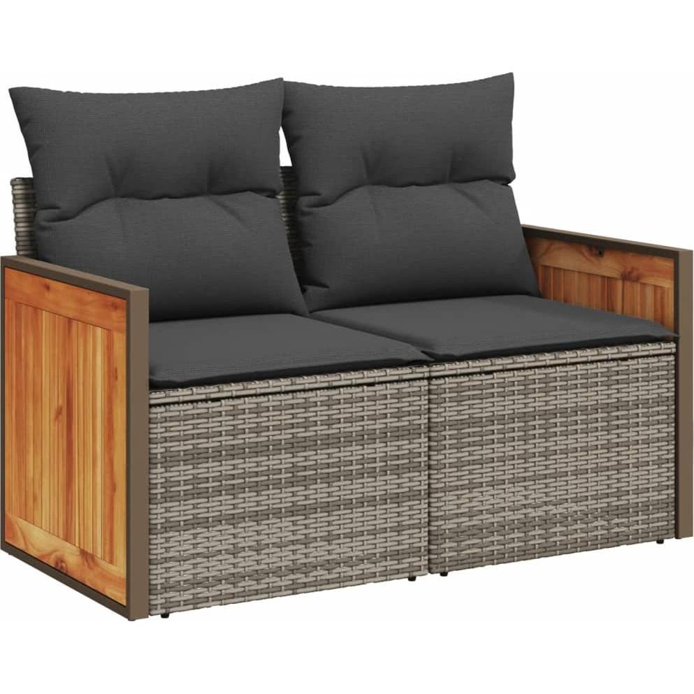 Thumbnail - VidaXL, Gartenlounge, 10-tlg. Garten-Lounge-Set mit Kissen