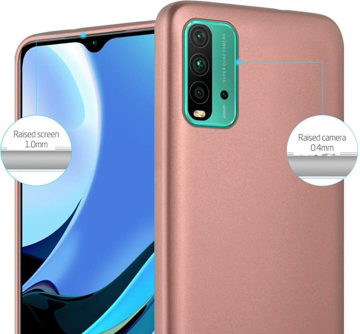 Image du produit Cadorabo TPU Matt Metallic Cover (Xiaomi Redmi 9T)