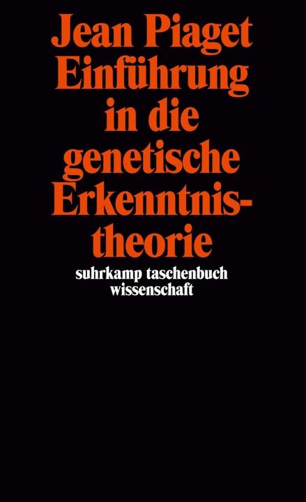 Produktbild Einführung in die genetische Erkenntnistheorie (Deutsch, Friedhelm Herborth, Jean Piaget, 1973)
