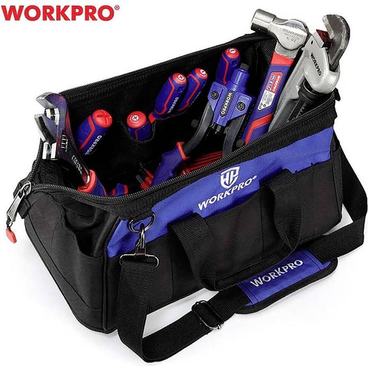 Workpro WP281007 Tool bag, unequipped (L x W x H) 410 x 230 x 270 mm
