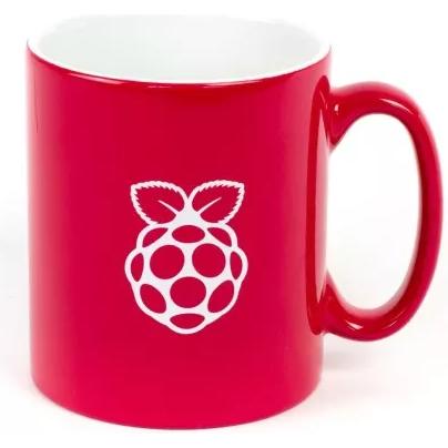 Raspberry Pi Mug - Red design, Entwicklungsboard Zubehör, Rot
