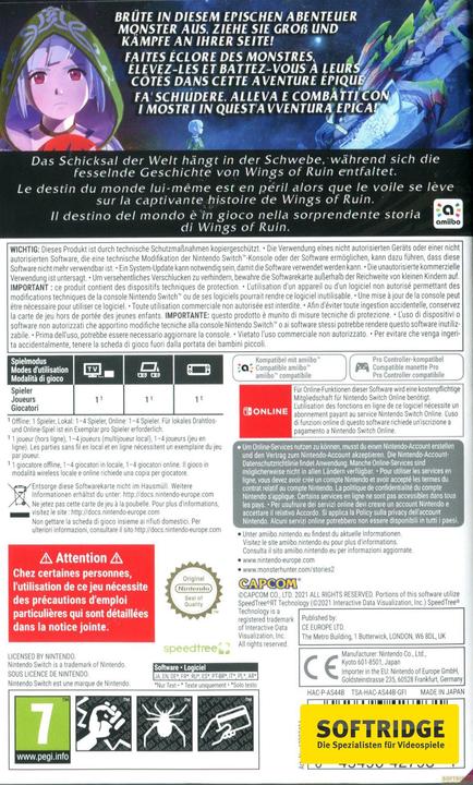 Produktbild Nintendo Monster Hunter Stories 2: Wings of Ruin (Switch, Multilingual)