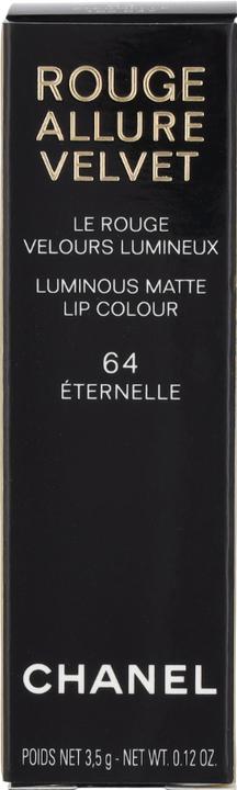 Produktbild Chanel Rouge Allure Velv Lumin Matte Lip No 64 (#64 Eternelle)