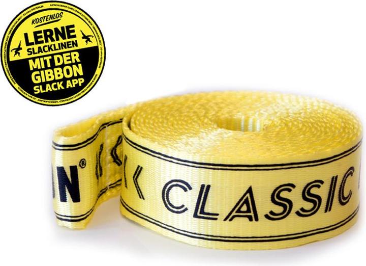 Actual product image Gibbon Slackrack Classic Yellow Band