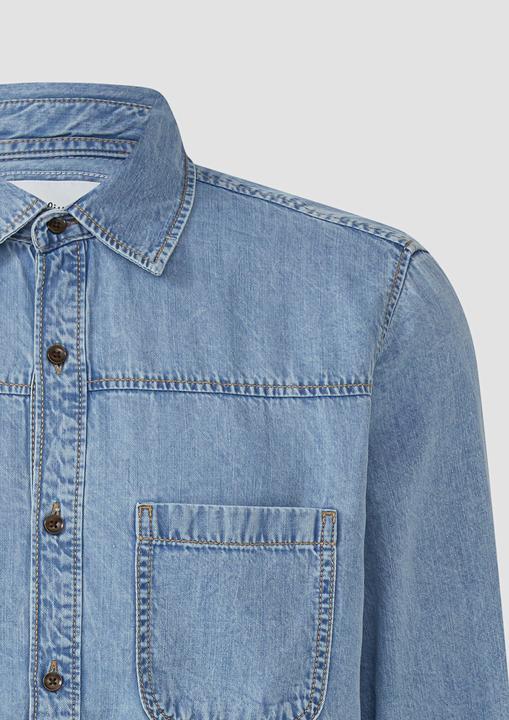 Immagine prodotto s.Oliver Hemd Regular Fit: Lässiges Jeanshemd aus Baumwolle (S)