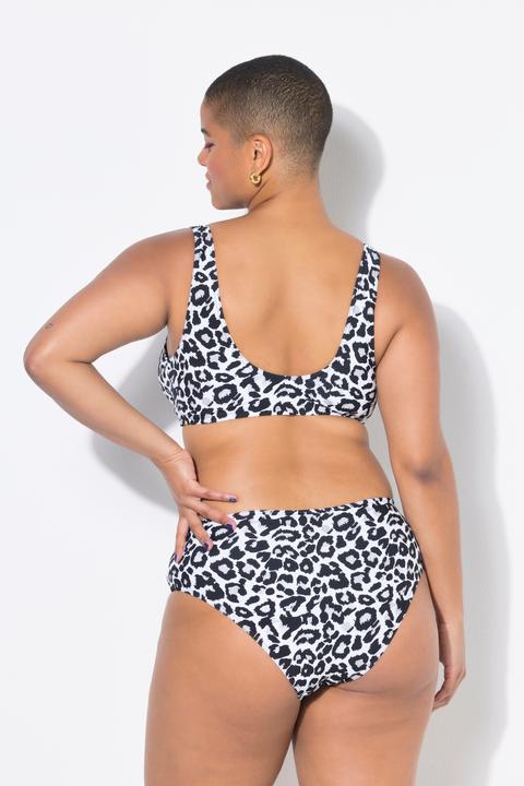 Actual product image Studio Untold High-waisted leopard pattern bikini brief (52)