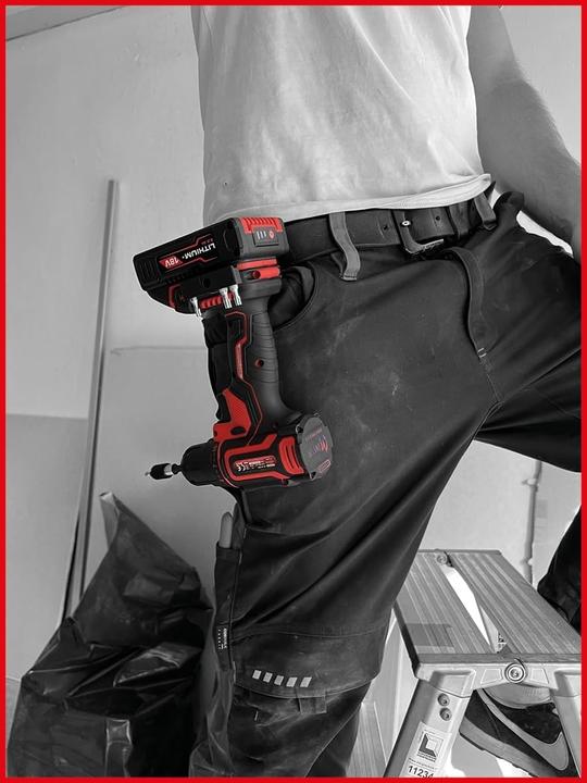 Produktbild KS Tools eMONSTER Brushless-Akku-Bohr-Schrauber-Satz, 4-tlg| 18 Volt, 2 Akkus und Ladegerät