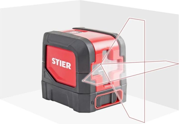 Produktbild Stier Kreuzlinienlaser 2x120° 635 nm rot