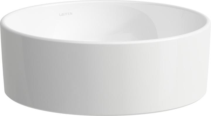 Laufen Savoy Waschtisch-Schale, 380x380x130mm, rund, ohne Überlauf (380 mm, 380 mm)
