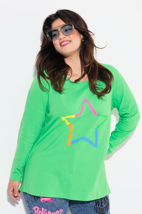 Produktbild Angel of Style Langarmshirt, Neon-Stern (54)