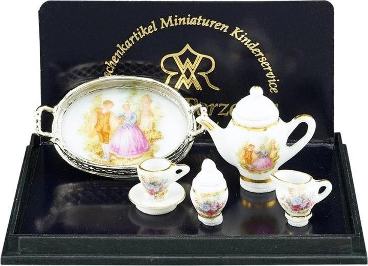 Reutter 001.362/6 - Metalltablett "Barock", Miniatur