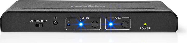 Actual product image Nedis HDMI ™ Extractor | HDMI™ input | TosLink socket / 2x HDMI™ output / 2x RCA / 3.5 mm | Maxim