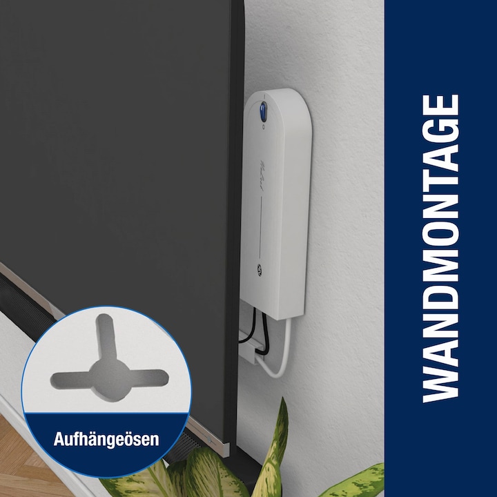 Immagine prodotto REV Ciabatta elettrica NoLook a 4 pieghe con interruttore (4 x, CEE 7/3, 1.40 m)