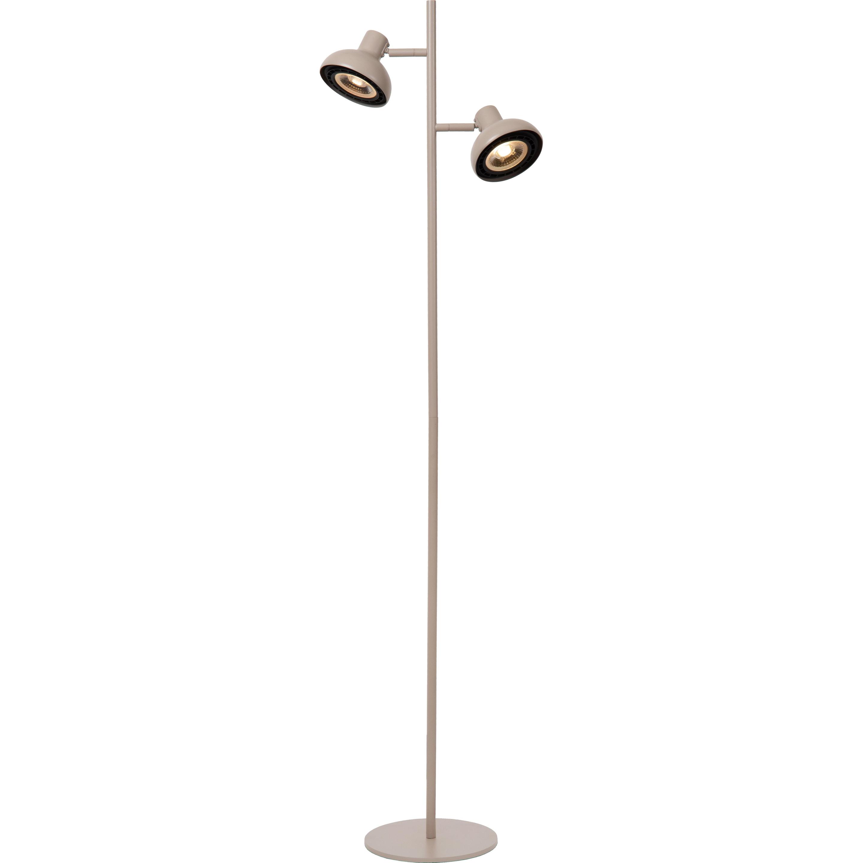 Lucide, Stehlampe, SENSAS - Stehlampe - 2xES111 - Beige 30797/02/38 (GU10)