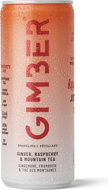 Actual product image Gimber RTD Immunity 250ml bio (12 x 25 cl)