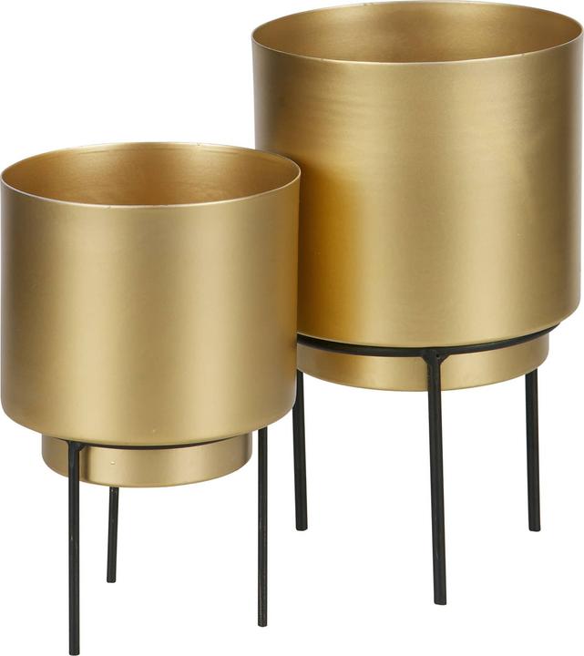 Produktbild Woood Pflanzentopf Guus Metall Messing antik Ø13cm (13 cm)