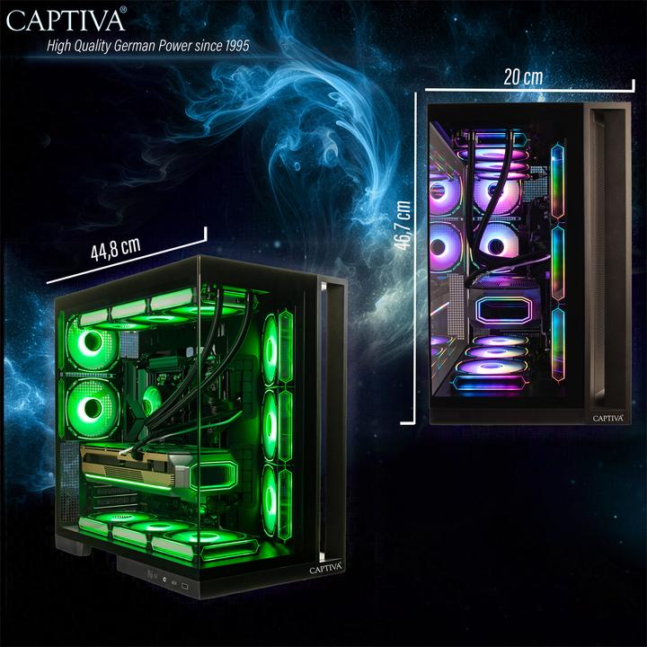 Actual product image Captiva Ultimate Gaming I89-210 Core i9 RTX 5090 (2000 GB, 64 GB, Intel Core i9-13900KF, GeForce RTX 5090)