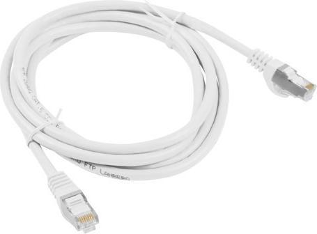 Produktbild Lanberg Patchcord Kat.6 Ftp 0.5m Biały Fluke Passed (F/UTP, CAT6, 0.50 m)
