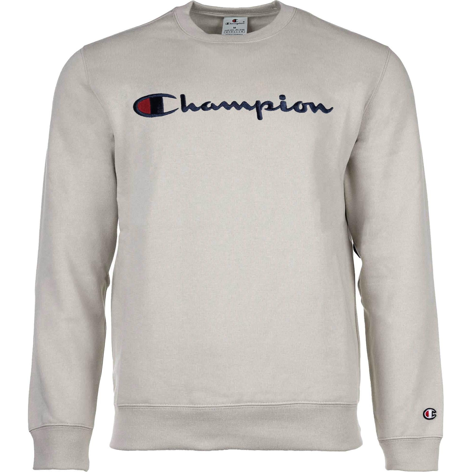 Champion, Herren, Pullover, Crewnneck Sweatshirt, Beige, (XXL)