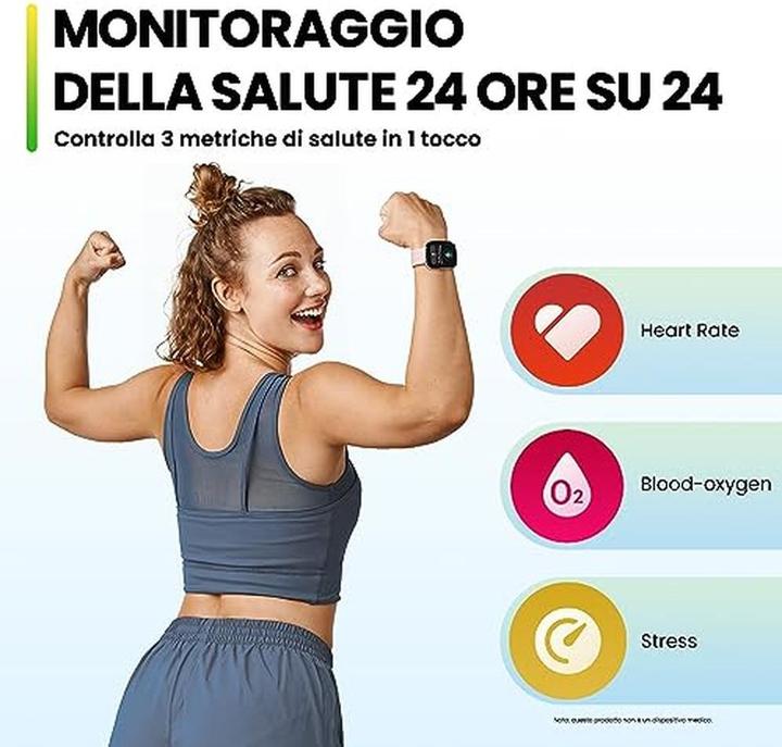 Produktbild Huami SMARTWATCH AMAZFIT BIP 5/A2215 PINK W2215EU2N (45.90 mm)