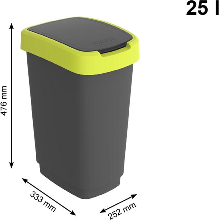 Actual product image Rotho TWIST swing bucket (25 l)