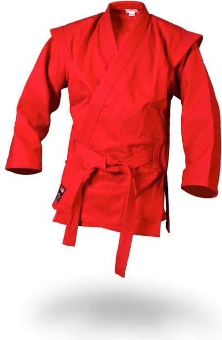 Produktbild Ju-Sports Sambo Jacke - Kurtka - rot inkl. Gürtel (170)