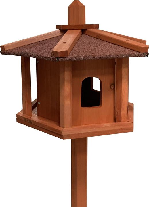 Produktbild Toboli Vogelfutterhaus 110cm mit Dreifuss Vogelhaus Vogelhäuschen Futterhaus