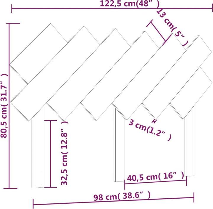 Image du produit VidaXL Ute (132 x 3 x 81 cm)