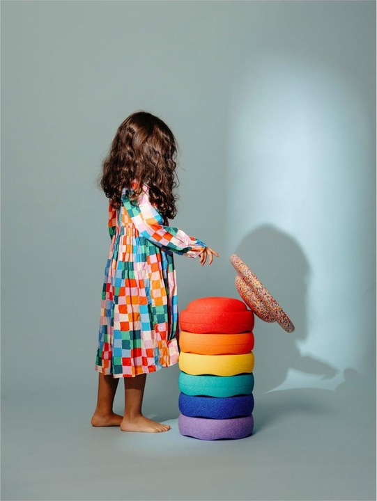Actual product image Stapelstein Original Rainbow Set
