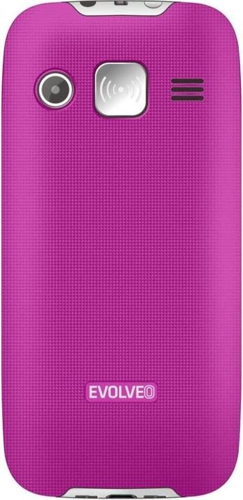 Produktbild Evolveo EasyPhone XR + Ständer rosa / 2,3" / SOS / Bluetooth / FM / microSD (2.30")