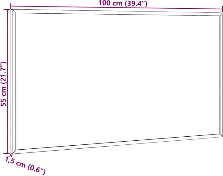 Image du produit vidaXL magnetisches Whiteboard (100 x 55 cm)