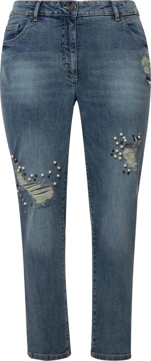 Image du produit Angel of Style Jean coupe Slim Fit à 5 poches avec détails destroy décorés (46)