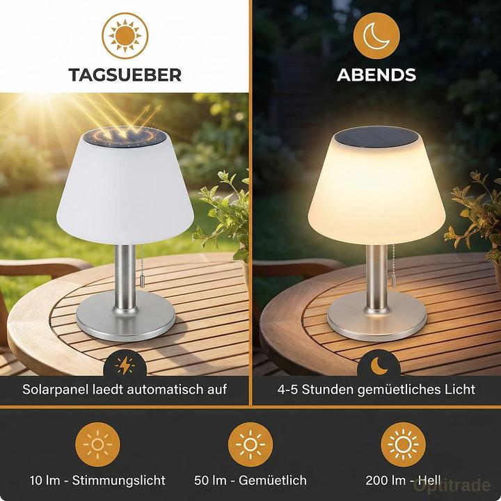 Actual product image Solar table light