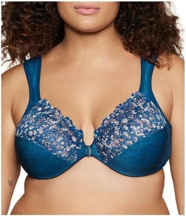 Glamorise Reggiseno Wonderwire con Chiusura Anteriore (Confezione singola, 75 D)