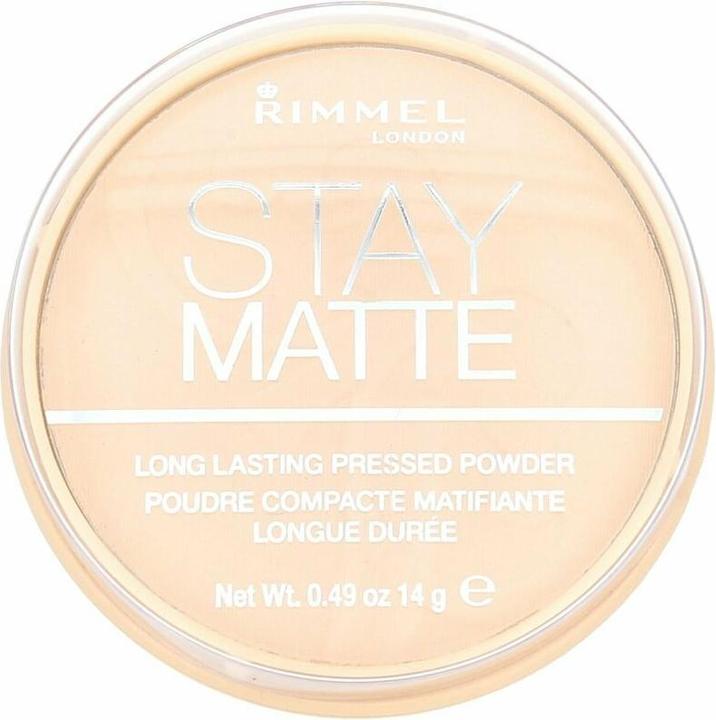 Actual product image Rimmel London Stay Matte Mate Compact Powder (Transparent)