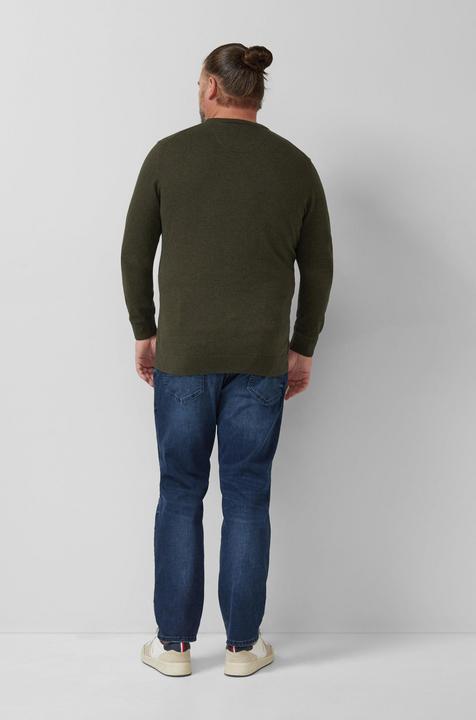 Image du produit s.Oliver Strickpullover Strickpullover mit Logo-Stickerei (3XL)