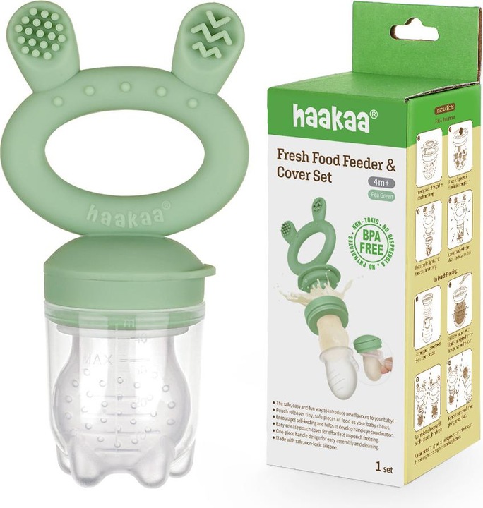Actual product image Haakaa Fruchtsauger und Gefrierhülle Set